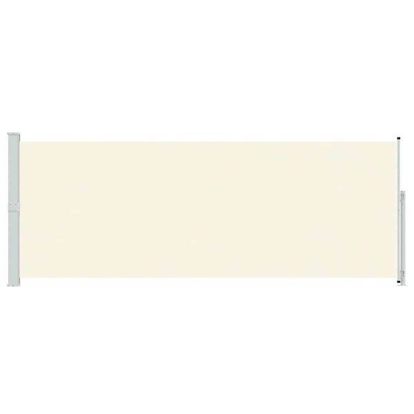 vidaXL Seitenmarkise Ausziehbar 180x500 cm Creme