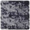 vidaXL Teppich Shaggy Hochflor NAVARRA Dunkelgrau 160x160 cm Polyester
