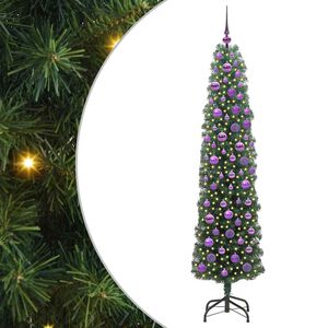 vidaXL K&uuml;nstlicher Weihnachtsbaum mit 300 LEDs mit St&auml;nder Gr&uuml;n 180 cm