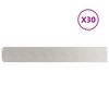 vidaXL Rasenkanten 30 Stk. 15x103 cm Edelstahl