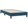 vidaXL Boxspringbett ohne Matratze Dunkelblau 100x210 cm Samt