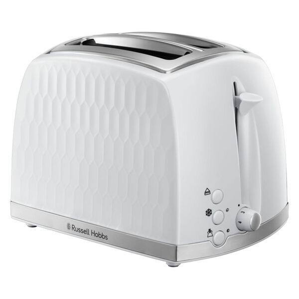 Russell Hobbs 2-Scheiben-Toaster Honeycomb Wei&szlig;