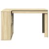 vidaXL Schreibtisch Sonoma-Eiche 123,5x73,5x75 cm Holzwerkstoff