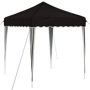 vidaXL Pop-up Partyzelt Schwarz 195 x 195 x 245 cm Oxford-Stoff