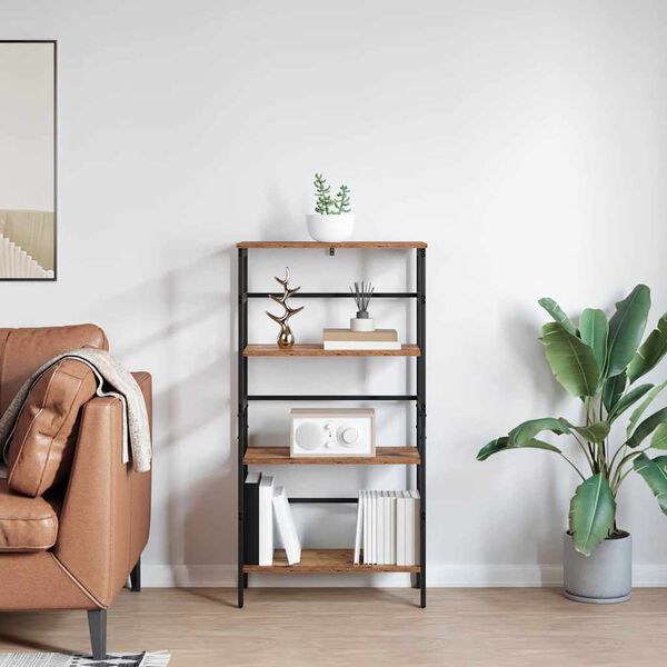 vidaXL B&uuml;cherregal Altholz 60 x 29,5 x 115 cm Holzwerkstoff