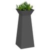 vidaXL S&auml;ulen Pflanzer 2 pcs Schwarz 40 x 40 x 100 cm