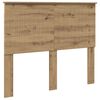 vidaXL Kopfteil mit Kopfteil Artisan-Eiche 135 cm Holzwerkstoff