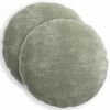 vidaXL Kissenbezug 2 stk. HEERLEN Gr&uuml;n &Oslash; 40 cm Chenille-Stoff