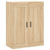 vidaXL Highboard Sonoma-Eiche 69,5x34x180 cm Holzwerkstoff