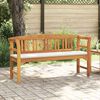 vidaXL Rosenbank Natur 157 x 46 x 82,5 cm Massivholz Akazie