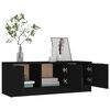 vidaXL TV-Schrank Schwarz 102x35x36,5 cm Holzwerkstoff