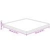 vidaXL Tischplatte Quadratisch Dunkelbraun 70x70x1,5cm Eiche Behandelt