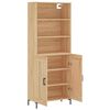 vidaXL Highboard Sonoma-Eiche 69,5x34x180 cm Holzwerkstoff