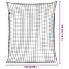 vidaXL Anhängernetz mit Gummiseil Schwarz 3x2,5 m PP