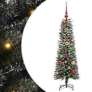 vidaXL K&uuml;nstlicher Weihnachtsbaum mit 150 LEDs mit St&auml;nder Gr&uuml;n 120 cm