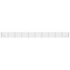 vidaXL Maschendrahtzaun mit Bodenflansch Anthrazit 2x25 m
