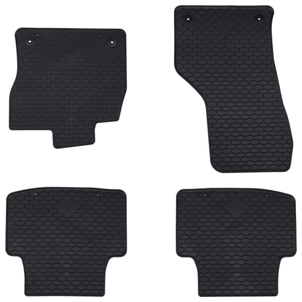 vidaXL Autofu&szlig;matte 4 pcs Schwarz VW f&uuml;r PASSAT B8 TPE