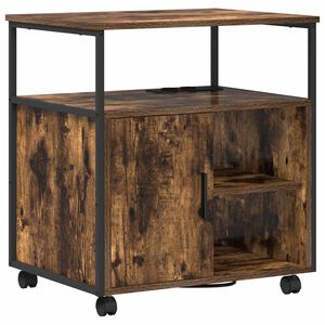 vidaXL Schrank mit Ladestation 61 x 46 x 67 cm Holzwerkstoff