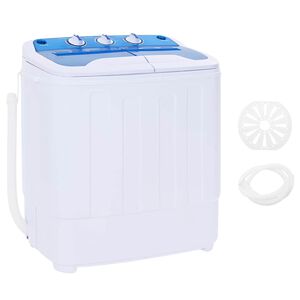 vidaXL Mini-Waschmaschine mit Schleuder und 2 Kammern 5,6 kg