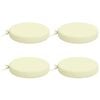vidaXL 4-teilige Sitzkissen SOEST 4 stk. 100 % Polyester Creme