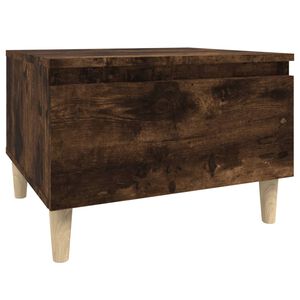 vidaXL Beistelltisch R&auml;uchereiche 50x46x35 cm Holzwerkstoff