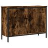 vidaXL Waschbeckenunterschrank R&auml;uchereiche 80x30x60 cm Holzwerkstoff