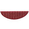 vidaXL Selbstklebende Treppenschoner 15 pcs Rot 56 x 17 x 3 cm