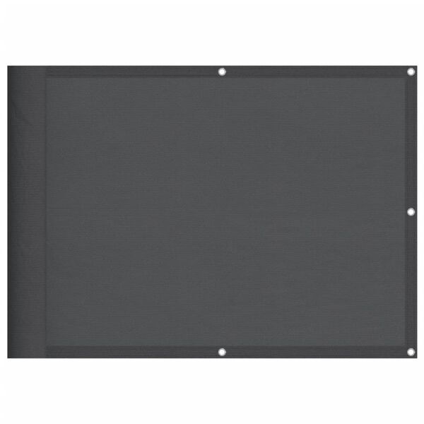 vidaXL Balkon-Sichtschutz Anthrazit 75x700 cm 100 % Polyester-Oxford
