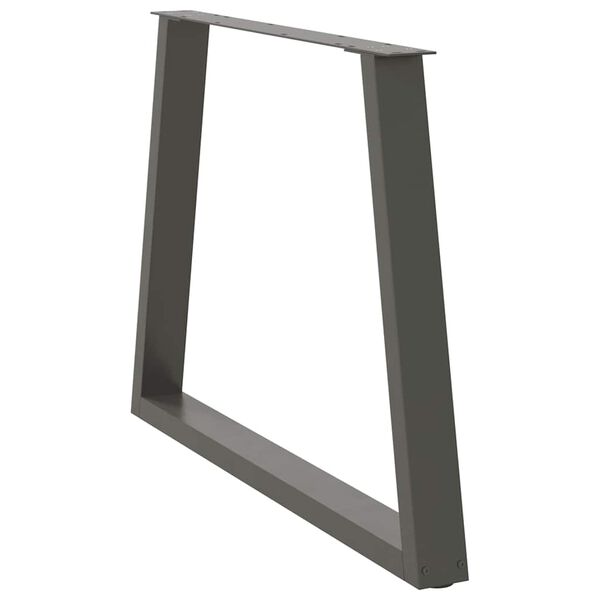 vidaXL Esstisch Beine V-Form 3 Stück Anthrazit 100x(72-73,3) cm Stahl