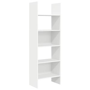 vidaXL B&uuml;cherregal Wei&szlig; 60x35x180 cm Holzwerkstoff
