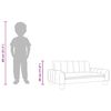 vidaXL Kindersofa Dunkelgrau 70x45x30 cm Stoff