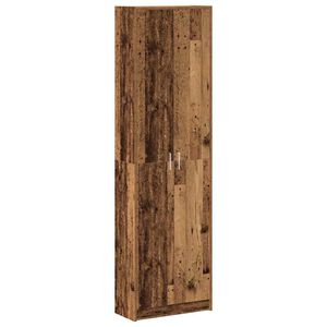 vidaXL Kleiderschrank mit Regal Altholz 55 x 25 x 189 cm Holzwerkstoff