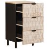 vidaXL Sideboard Wei&szlig;e gewaschene Oberfl&auml;che 40 x 33,5 x 75 cm