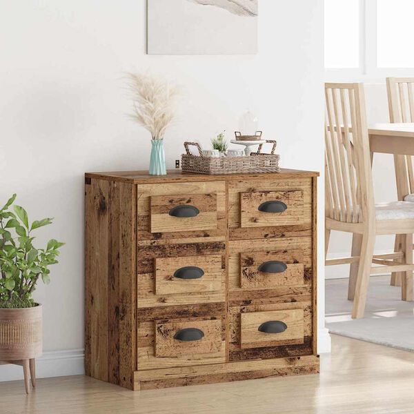 vidaXL Sideboard Altholz 70 x 35,5 x 67,5 cm Holzwerkstoff