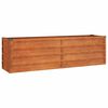 vidaXL Hochbeet Rostig 160x40x45 cm Cortenstahl
