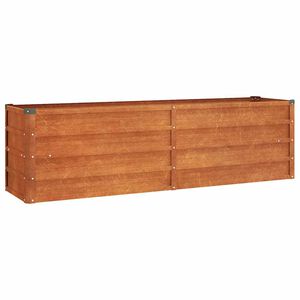 vidaXL Hochbeet Rostig 160x40x45 cm Cortenstahl
