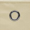 vidaXL Aufbewahrungsboxen 4 Stk. Vliesstoff 28x28x28 cm Creme