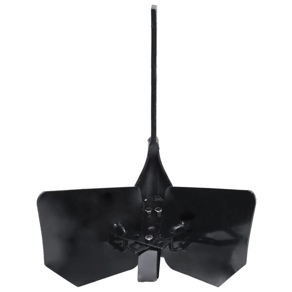 vidaXL Pflug-Zubeh&ouml;r Schwarz Metall