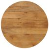 vidaXL Tischplatte &Oslash; 80x3,8 cm Rund Massivholz Mango