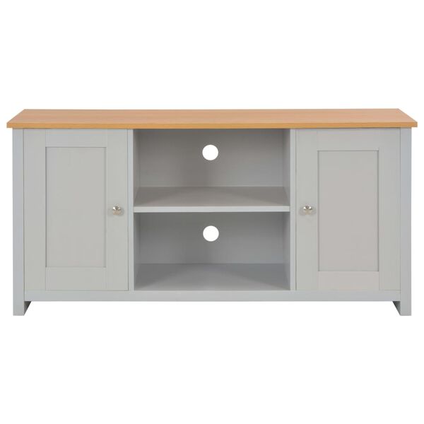 vidaXL TV-Schrank Grau 120x39x58 cm