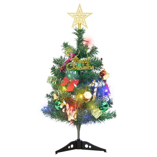 vidaXL K&uuml;nstlicher Mini-Weihnachtsbaum mit Beleuchtung 20 LEDs 45 cm