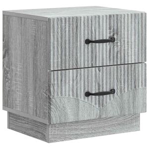 vidaXL Nachttisch Graues Sonoma 43 x 34,5 x 44,5 cm Holzwerkstoff