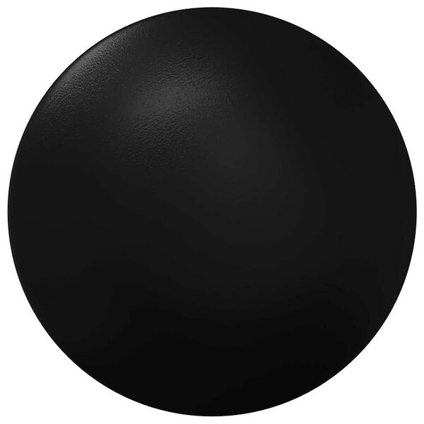 vidaXL Tischfu&szlig;ball Endkappen 10 pcs Schwarz 1,9 x 1,9 x 1,6 cm