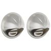 vidaXL L&uuml;ftungsgitter 2 stk. Silber 100 mm Edelstahl