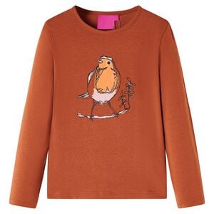 vidaXL Kinder-Langarmshirt Cognac 104