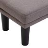 vidaXL 2-Sitzer-Sofa Taupe Stoff