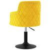 vidaXL Esszimmerstuhl Drehbar Senfgelb Samt