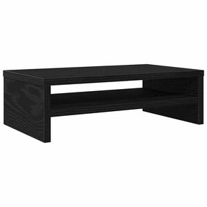 vidaXL Monitorst&auml;nder Schwarze Eiche 42x24x13 cm Holzwerkstoff
