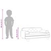 vidaXL Kindersofa Hellgrau 70x45x30 cm Samt