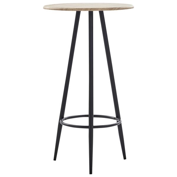 vidaXL 5-tlg. Bar-Set Kunstleder Braun